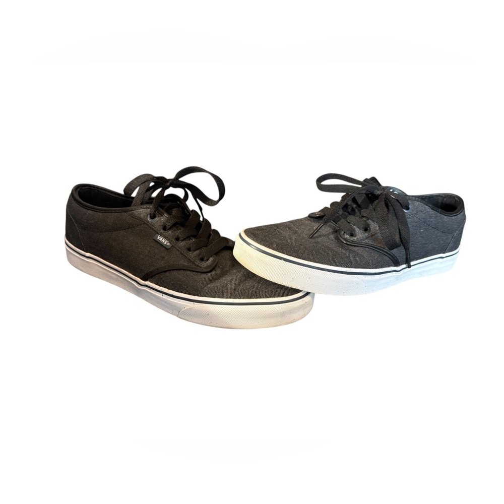 Vans Men's Charcoal and White Sneakers